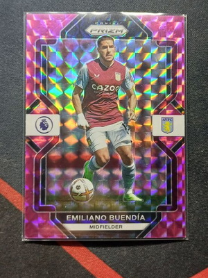 Panini Prizm Premier League 2022/23 Emiliano Buendía Pink Mosaic Prizm card like new