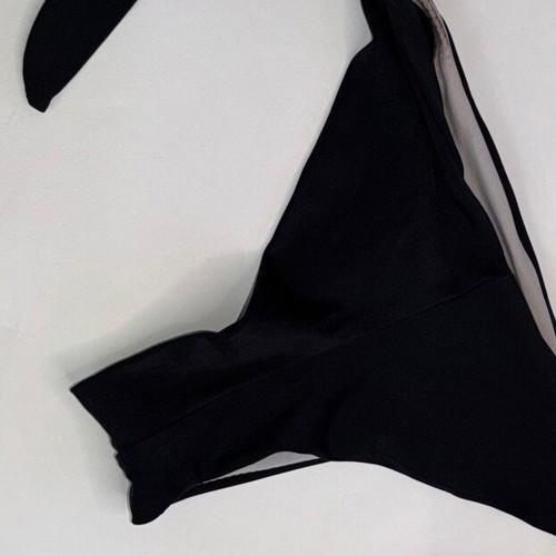 Oysho bikini bottom used, women's black medium adjustable