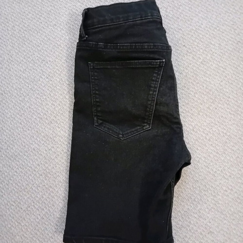 Children's black denim bermuda H&M like new, 146 cm, age 10