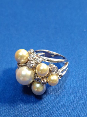 Silver ring with 925 stamp new