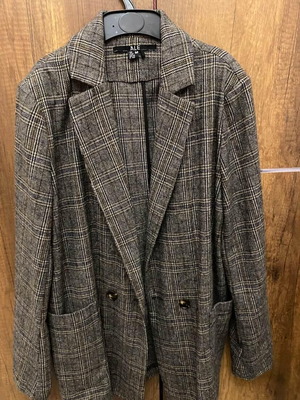 Γυναικείο σακάκι A.L.E. σαν καινούργιο, γκρι και καφέ, μέγεθος M