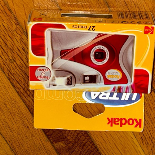 Vintage Kodak Ultra and Jazz Fun Flash Disposable Cameras, new