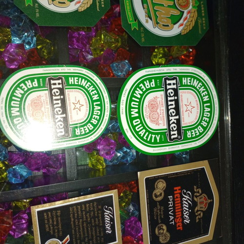 Vintage Beer Label Collection, 18 Pieces, Mint Condition