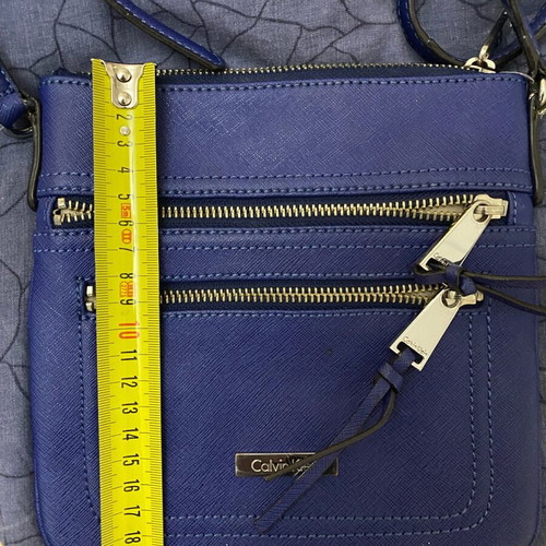 Calvin Klein women's crossbody bag used, blue