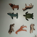 Various animal figures used, pack