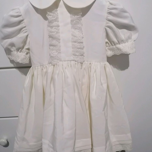 Children's baptism dress like new, 2-3 years, ivory color
