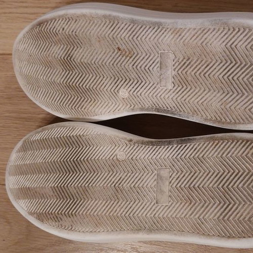 Leather slip-on shoes used, size 43