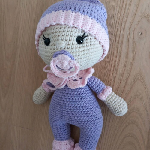 Baby handmade knitted toy new, 28 cm