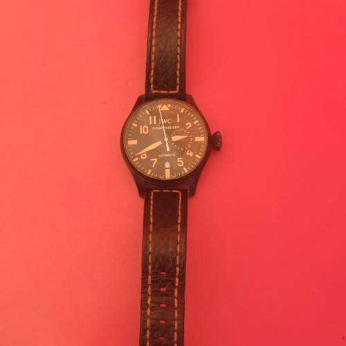 IWC Big Pilot Top Gun Miramar watch used, men's black