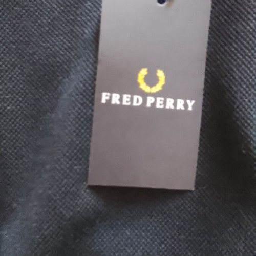 Fred Perry Polo Shirt medium size brand new, black and white