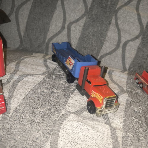 Mattel Disney Cars Mack Toy Trucks used, set of 3