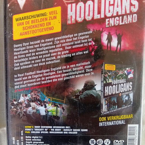 Dvd England Hooligans documentary like new, no Greek subtitles