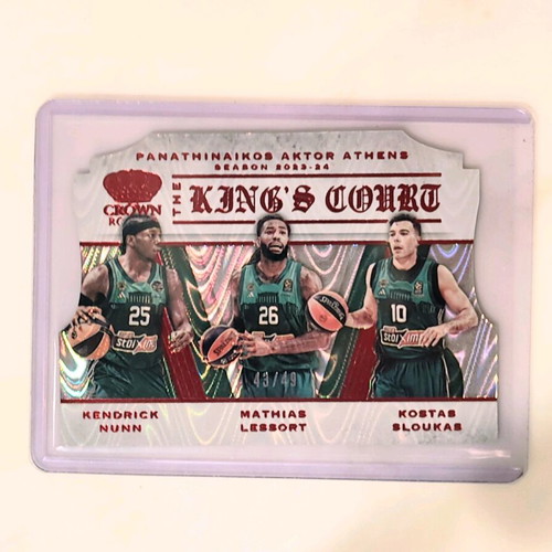 Kings Court collectible card new 2024 Champions Nunn Lessort Sloukas
