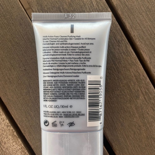 Estée Lauder Perfectly Clean cleanser and purifying mask 30 ml new