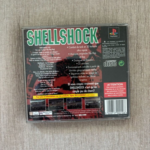 Shellshock PlayStation 1 used