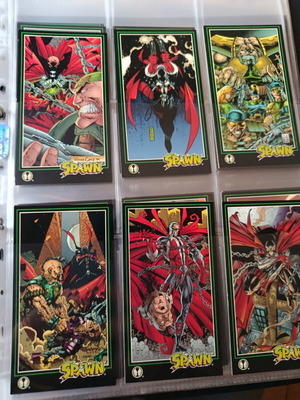 Spawn 1995 Wildstorm collectible cards set of 6 like new