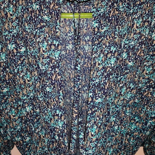 Midi dress Regalinas like new with blue and turquoise print
