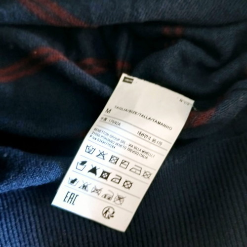 Men's thin wool sweater, Size M, Benetton