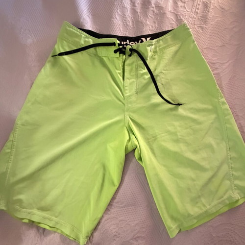 Hurley Phantom Boardshort 34 neon lime like new