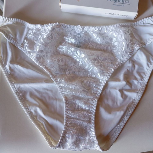 Poirier bridal lingerie and corset new, white
