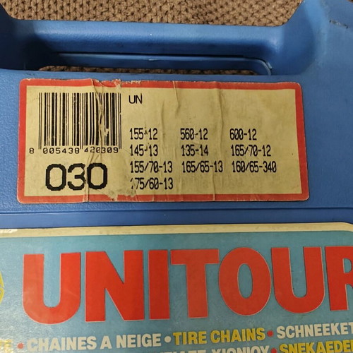 Snow chains used