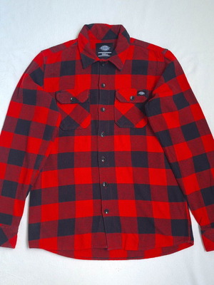 Dickies heavyweight lumberjack shirt, size S, cotton, plaid