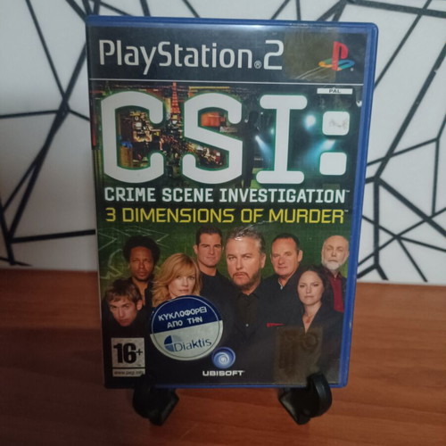 CSI PlayStation 2 game used with manual