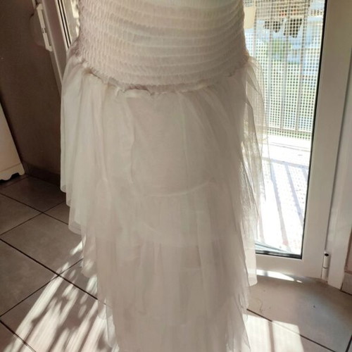 White Tulle Midi Skirt Doralisa new with tags, one size S-L