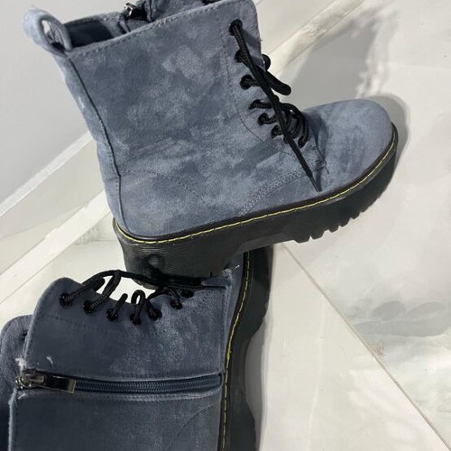 Blue ankle boots size 39 like new