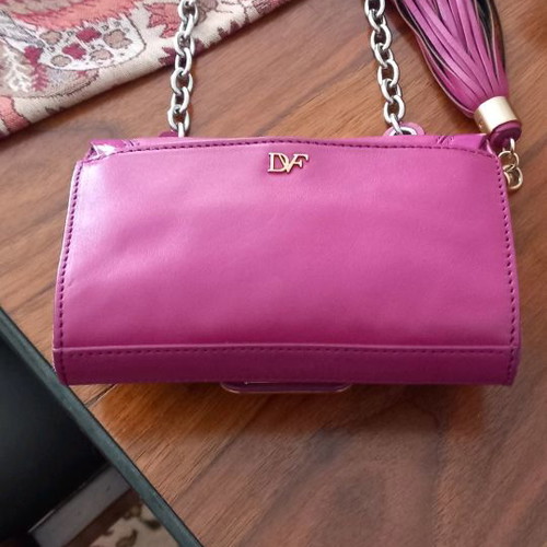 DVF leather bag beautiful