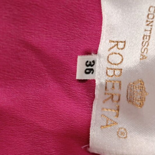 Contessa Roberta Vintage Silk Robe like new, vibrant fuchsia pink