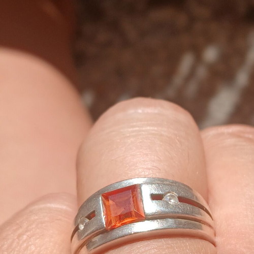 925 silver ring, 17mm
