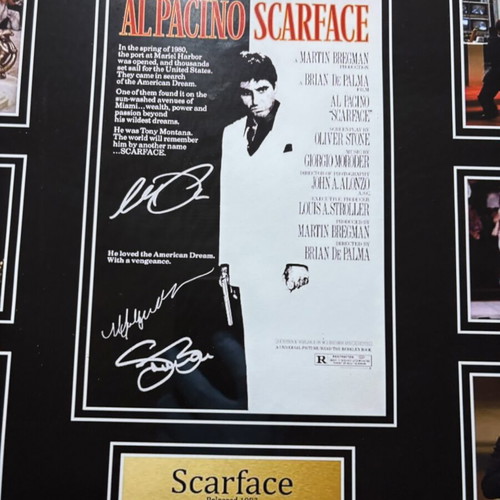 Scarface Signed 1983 Movie Poster new