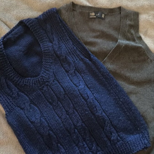 Zara and handmade sleeveless tops like new, set for 10 years old