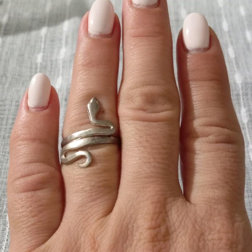 Silver ring 925 like new, size 57