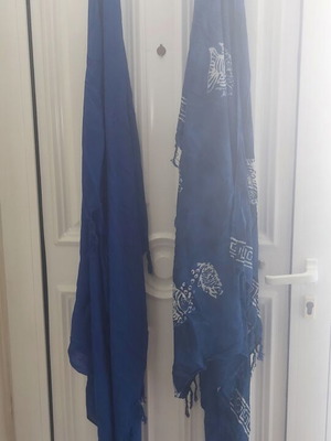Pareo set in blue shades, like new, Abercrombie & Fitch