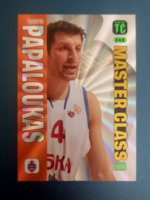 Κάρτα Panini Euroleague Top Class 2025 #243 Papaloukas Master Class καινούργια
