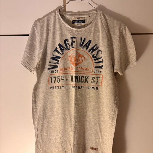 Short-sleeve t-shirt used, gray, size M