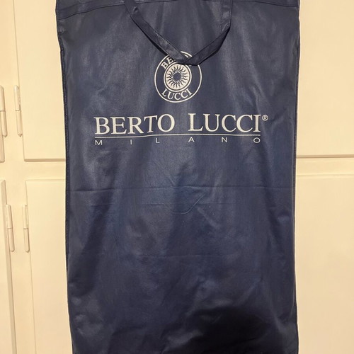 Berto Lucci Milano suit official 100% linen new, white