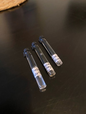 Perfume tester samples new, set of 3 Eau de Parfum
