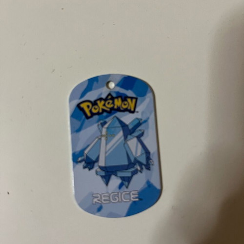Pokémon metal card Regice like new