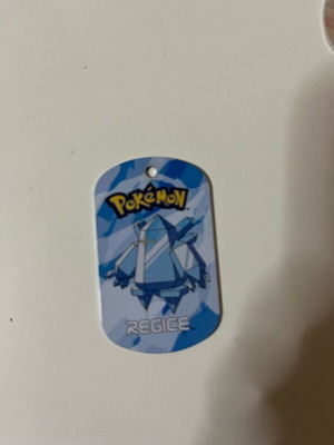 Pokémon metal card Regice like new