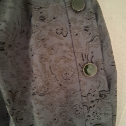 Zadig & Voltaire silk skirt like new, gray, XS