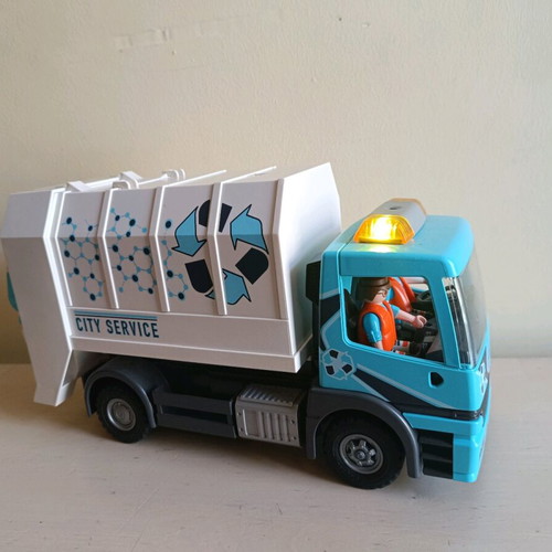 Playmobil City Services like new with working beacon and batteries