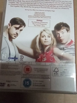 Threesome DVD like new with English subtitles