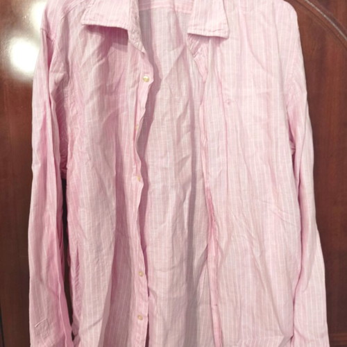 Joop! 100% linen long sleeve shirt XXL like new, pink
