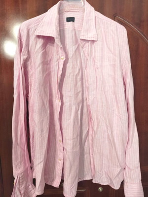 Joop! 100% linen long sleeve shirt XXL like new, pink