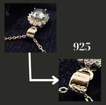 Radiant Star Pendant ασημένιο κολιέ με λευκό ζιργκόν 6mm