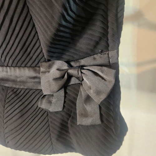 H&M Black Corset Top like new with bow