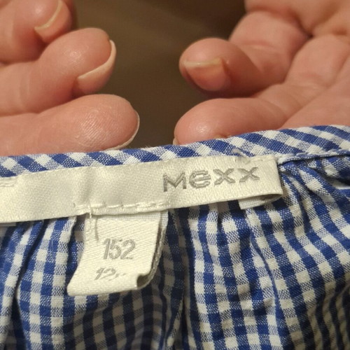 Mexx checked alpha-line top like new